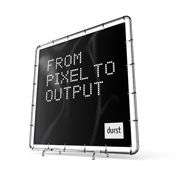 Mesh banner - fixed sizes